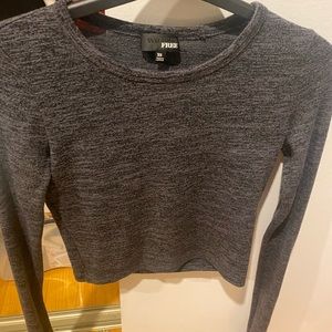 Grey crop top